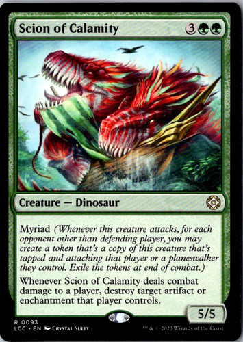Scion calamity commander - of,